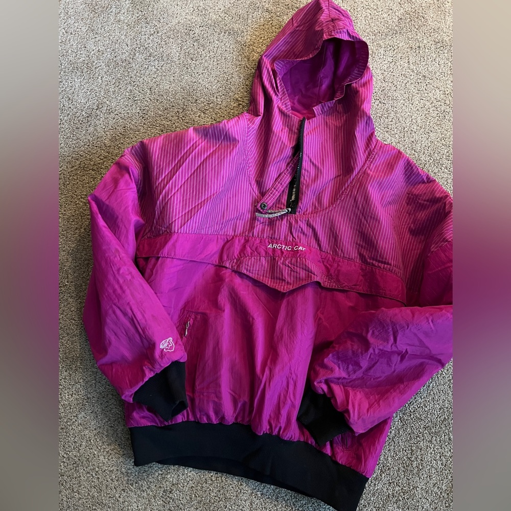 ARCTIC CAT vintage pullover jacket size medium